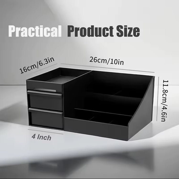 Large Capacity Multipurpose Cosmetics Organizer with Drawers