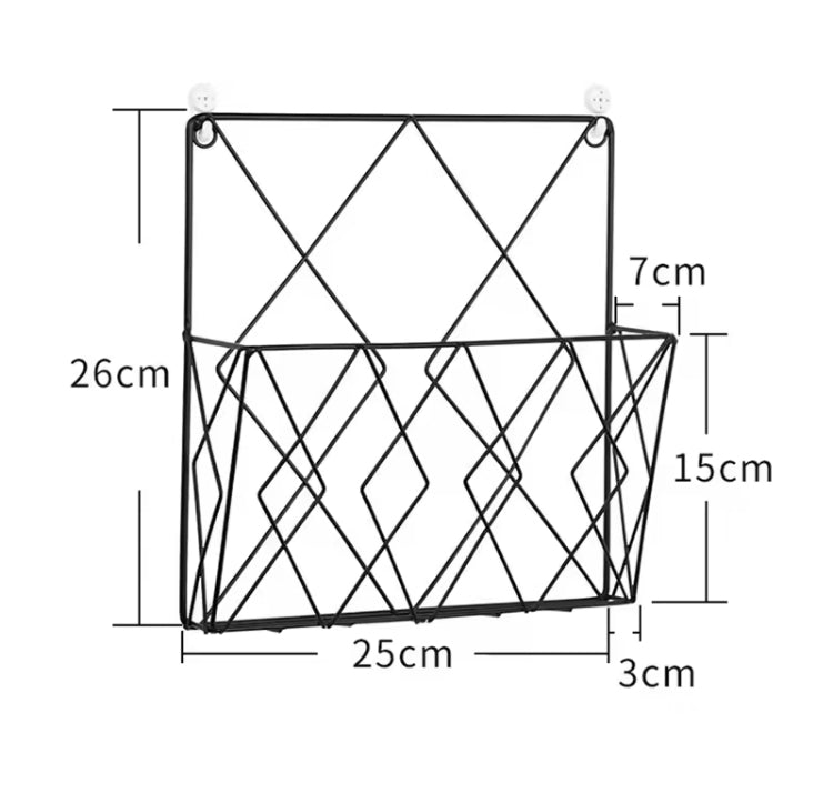 Modern Style Wall Mounted Book Storage Rack