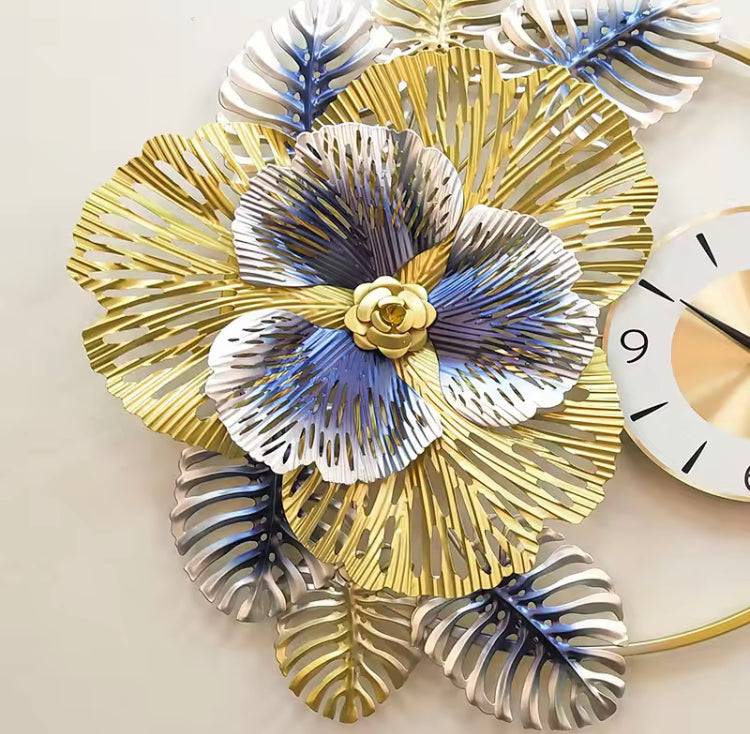 Luxury Nordiac Style Metal Hanging Wall Clock