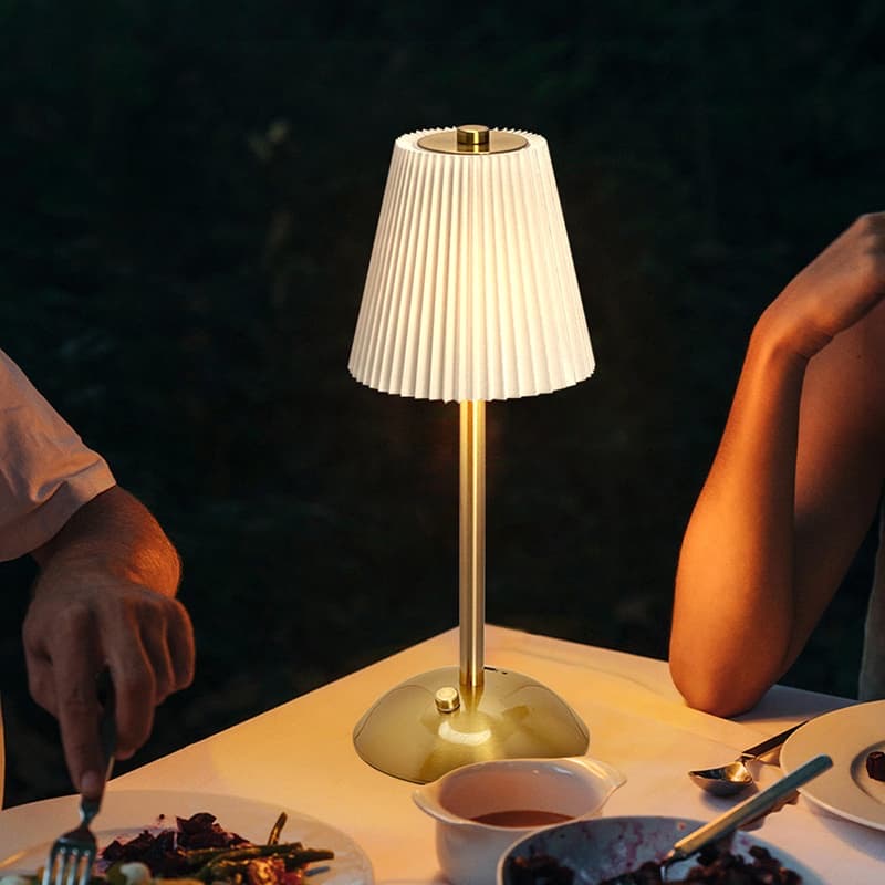 Led Metal Lamp Rechargeable with Three Modes of Light