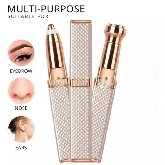 2 in 1 Face and Eyebrow Painless Hair Remover
