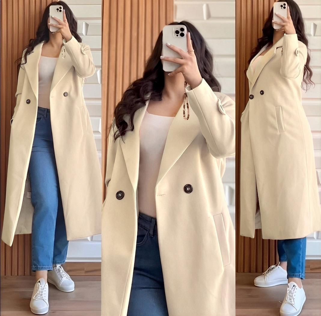 Winters Warm Fleece Long Coat for Women