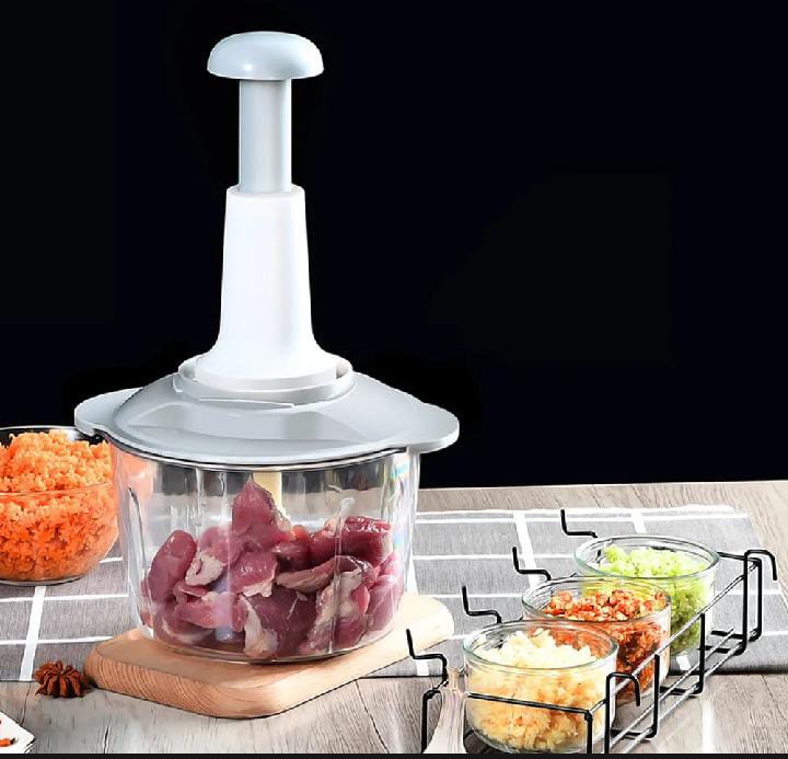 Manual Hand Press Food Vegetables Meat Chopper