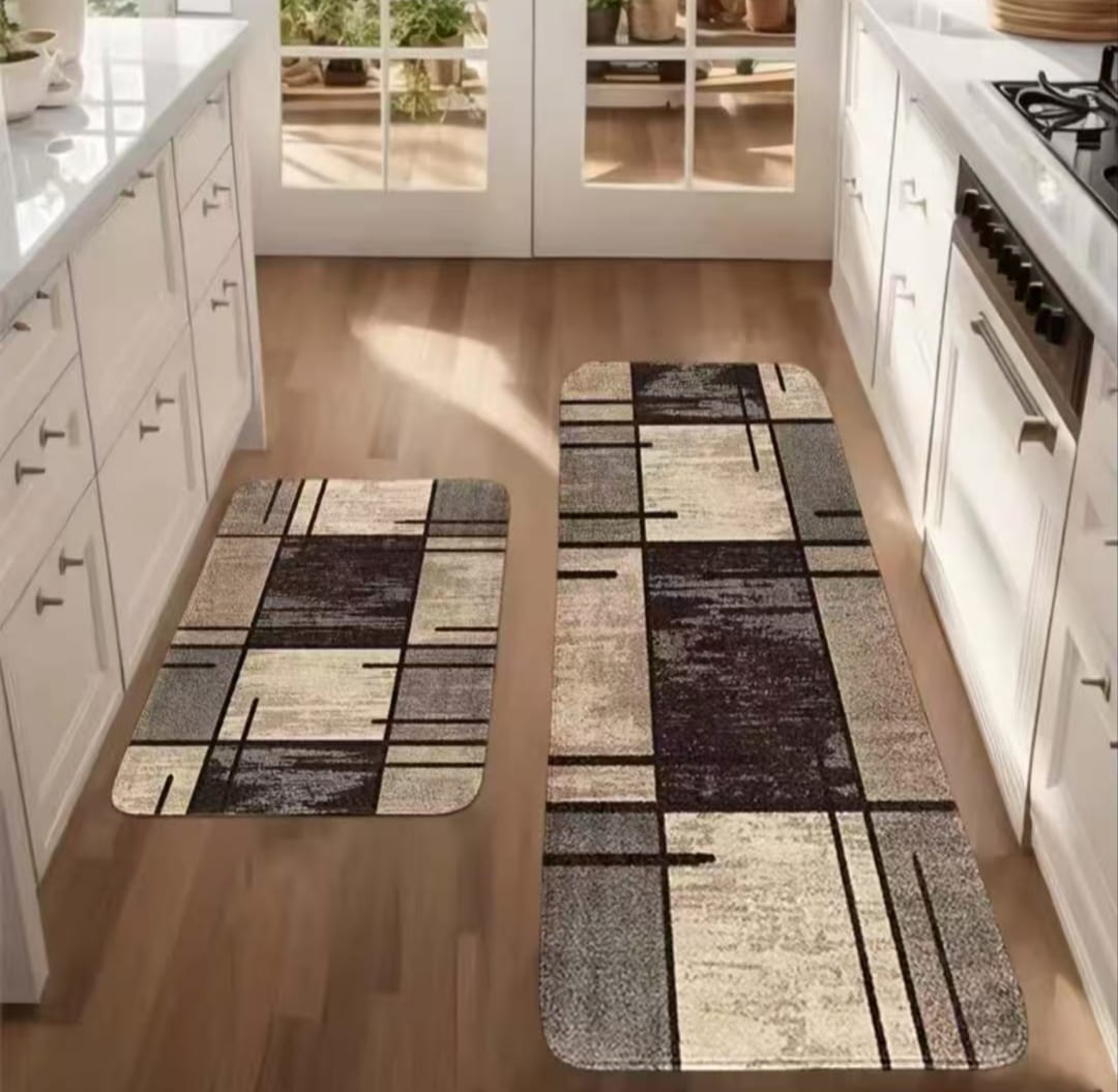 2 Pcs/Set Anti-Slip Super Absorbent Floor Matts