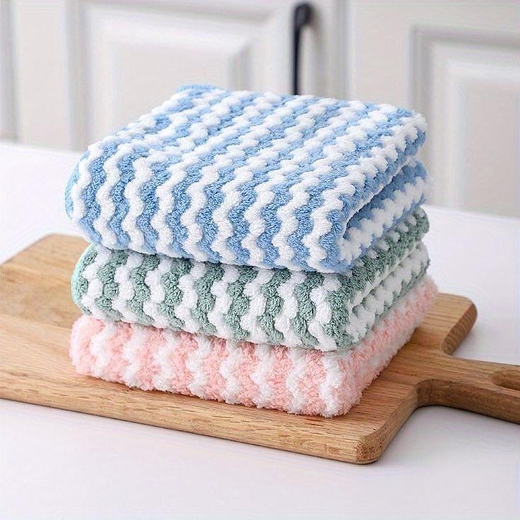 4 Pcs Absorbent Soft Cleaning Towel for Household