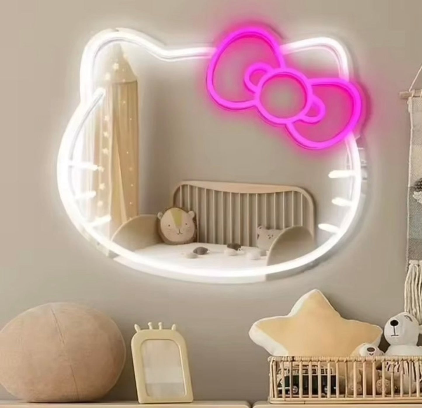 Wall Mounted Vanity LED Mirror with Soft Glow Light