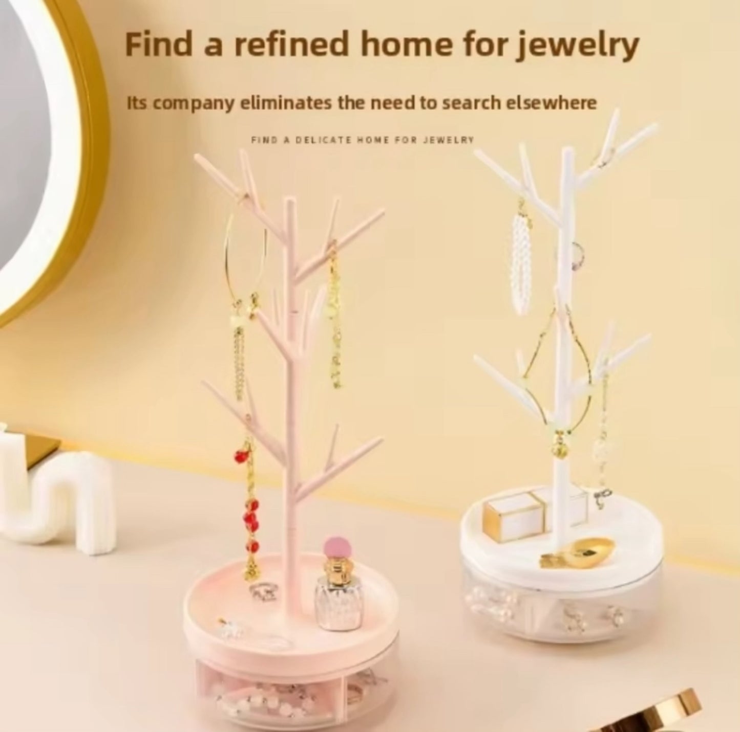 Rotating Jewellery Storage Rack