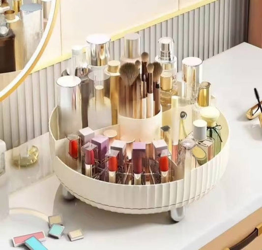 360 Rotating Makeup Cosmetics Perfume Dressing Tray