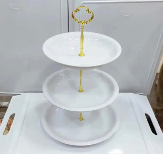 3 Tier Melamine Dessert Stand Perfect for Household Decor