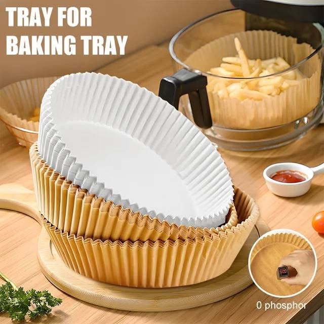 50 Pcs Non-Stick Air Fryer Disposable Sheets