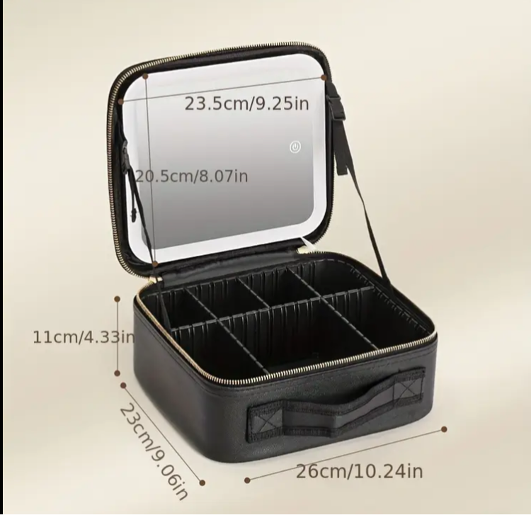 Cosmetics LED Vanity Bag with Touch Sensor