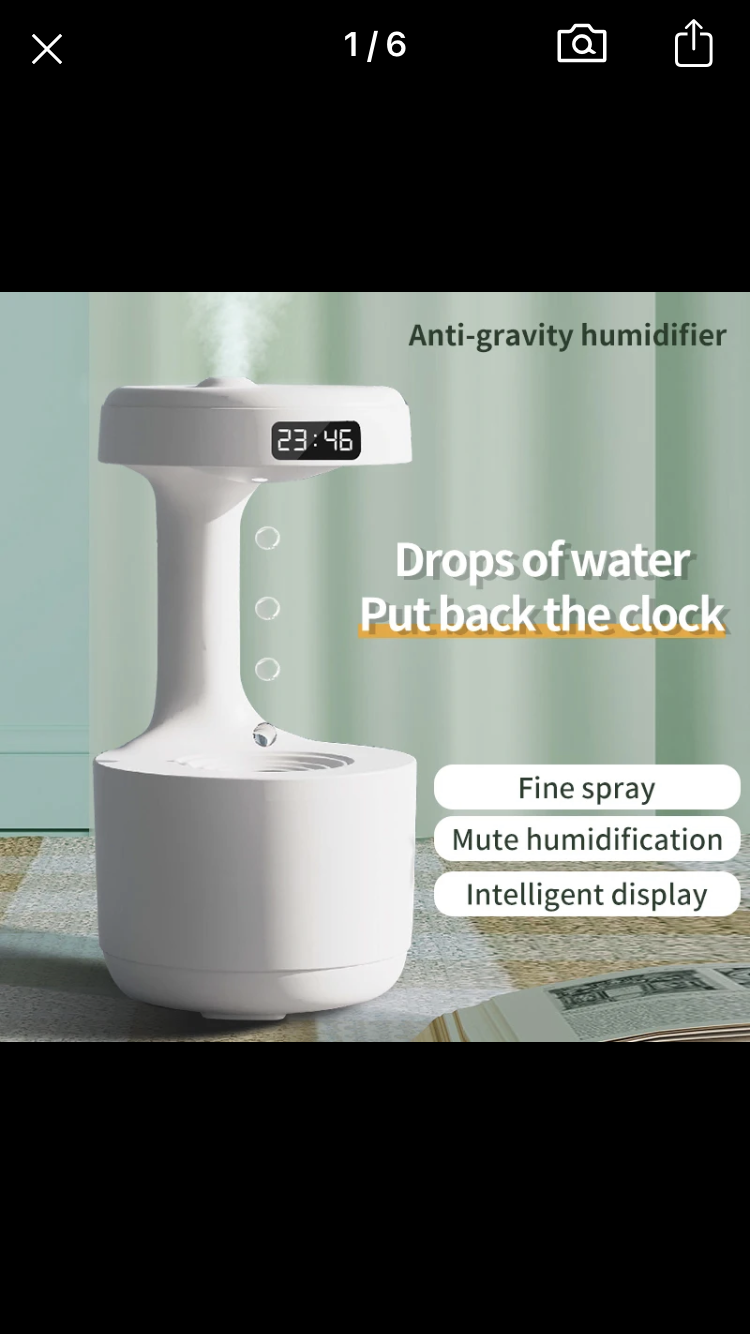 800ML Anti Gravity USB Air Humidifier
