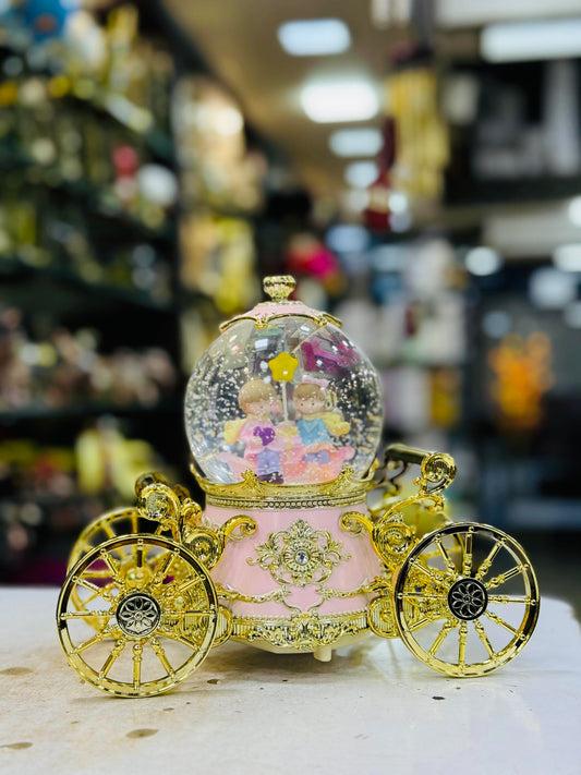 Rotating LED Couple Decoration Music Caddy