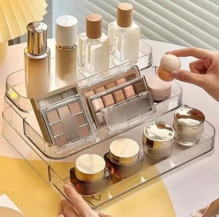 3 Layer Perfumes and Cosmetics Makeup Organizer