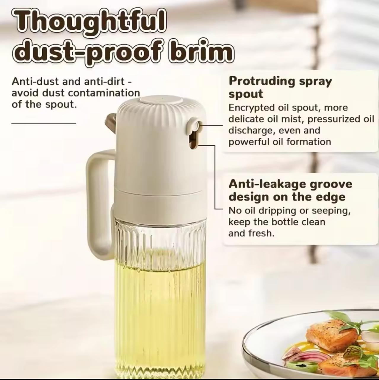 Leakproof Glass Oil Spray Bottle