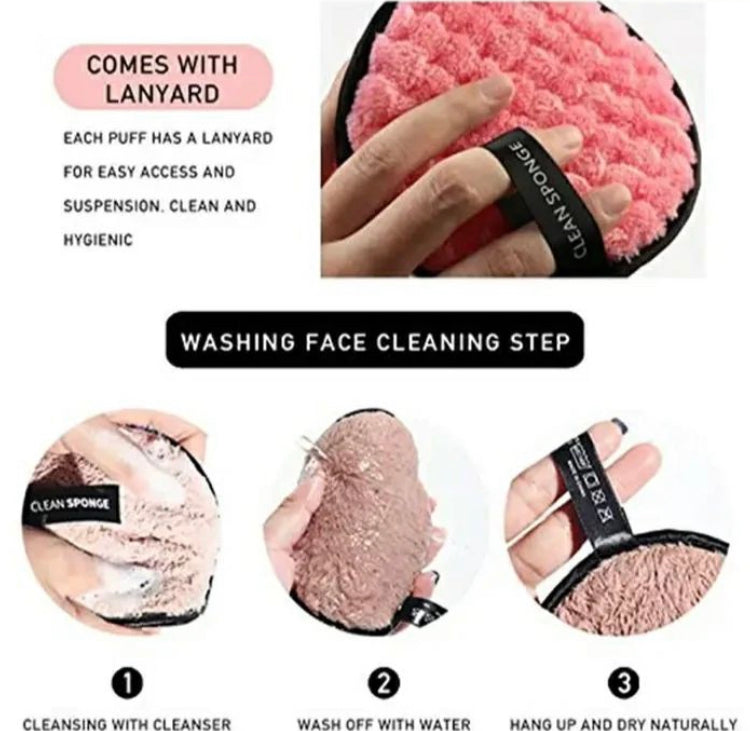 Soft Round Makeup Removing Pad (For All Skin Types)
