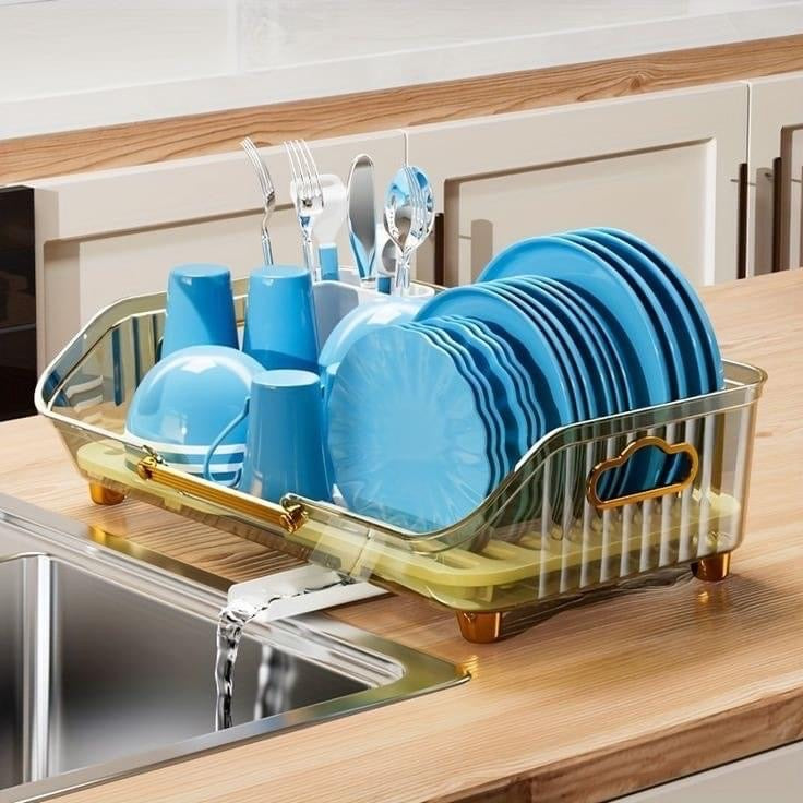 luxury Acrylic Dish Drain Rack