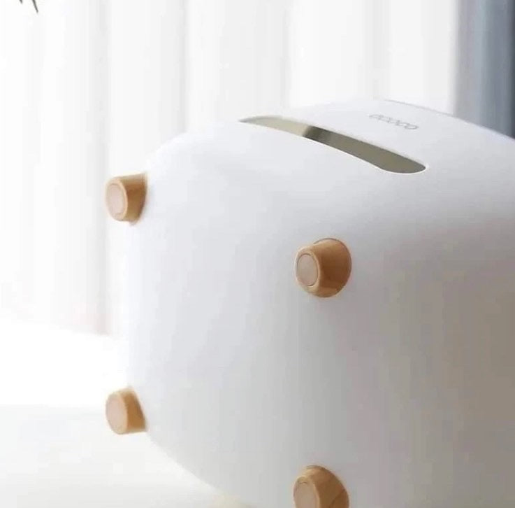 2 in 1 Tissue + Storage Box Organizer