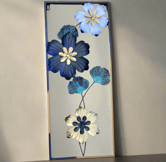 Metal Floral Wall Motif for Home Decoration