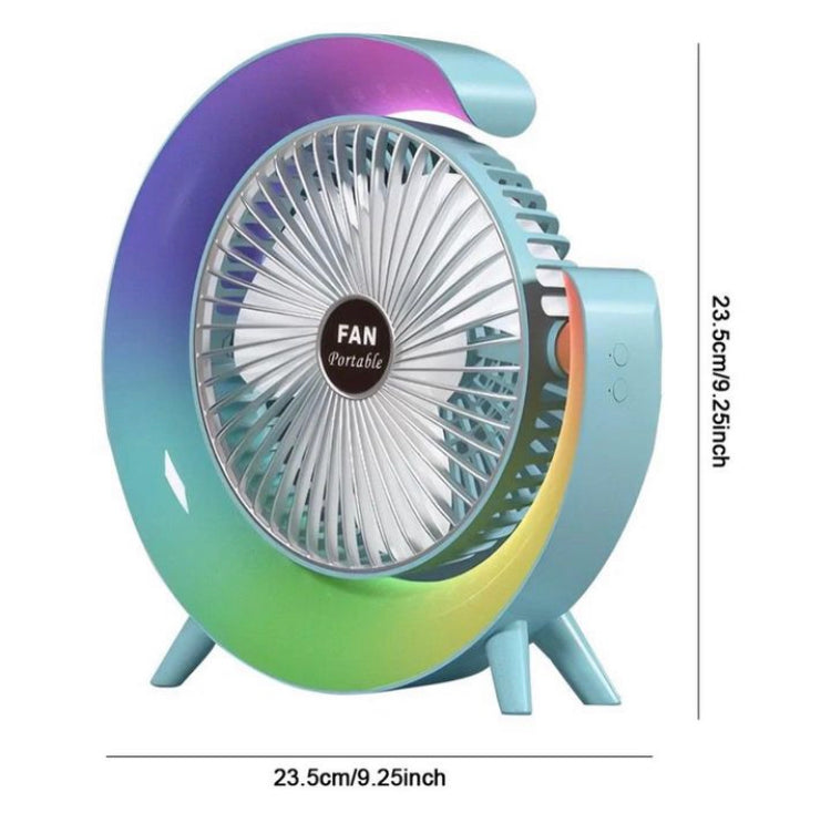 Portable Rotating Rechargeable Strong Wind Fan