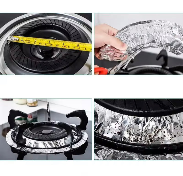 10Pcs/set Thickened Aluminum Stove Protecting Foil Covers
