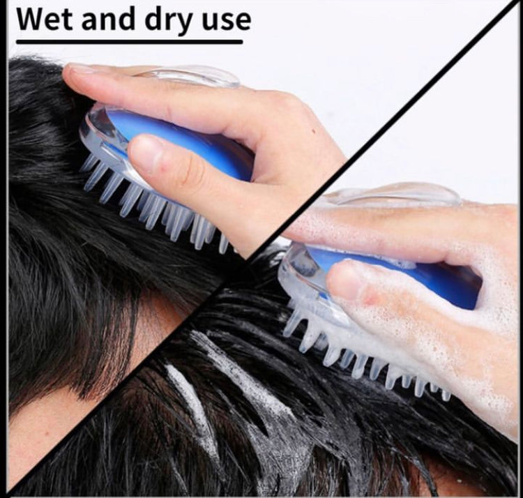 Crystal Transparent Hair Scalp Brush