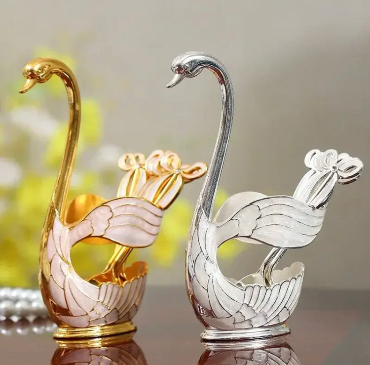 Swan Tea Spoon Set Premium Quality