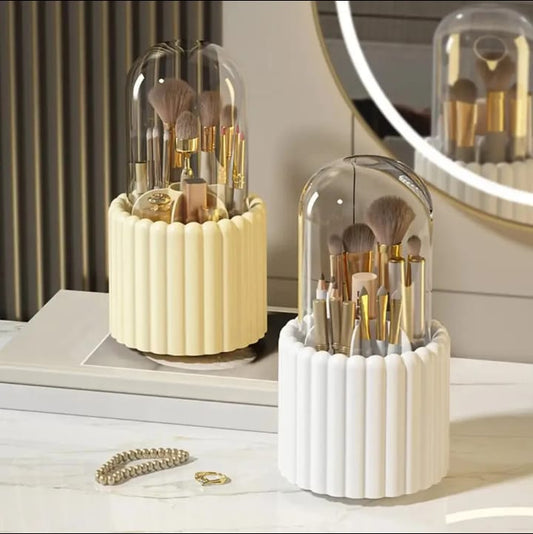 360 Rotating Luxury Makeup Organizer with Lid