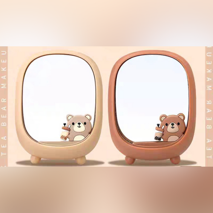 Bear Vanity mirror with Stand