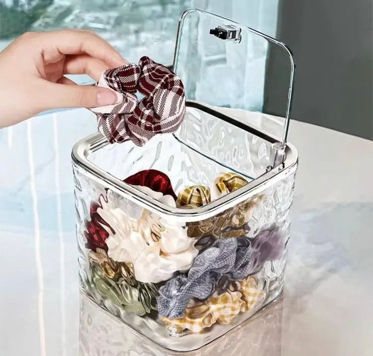 Luxury Clear Acrylic Elegant Storage Box with Lid