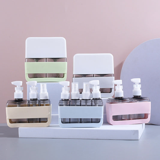 4 in 1 Leakproof Refillable Travel Bottles with Lid