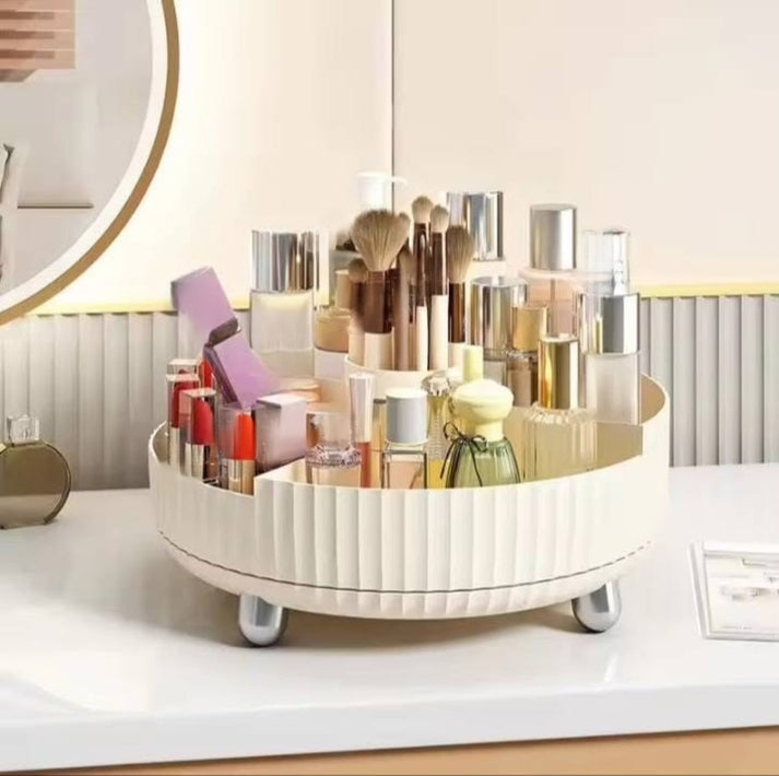 360 Rotating Makeup Cosmetics Perfume Dressing Tray