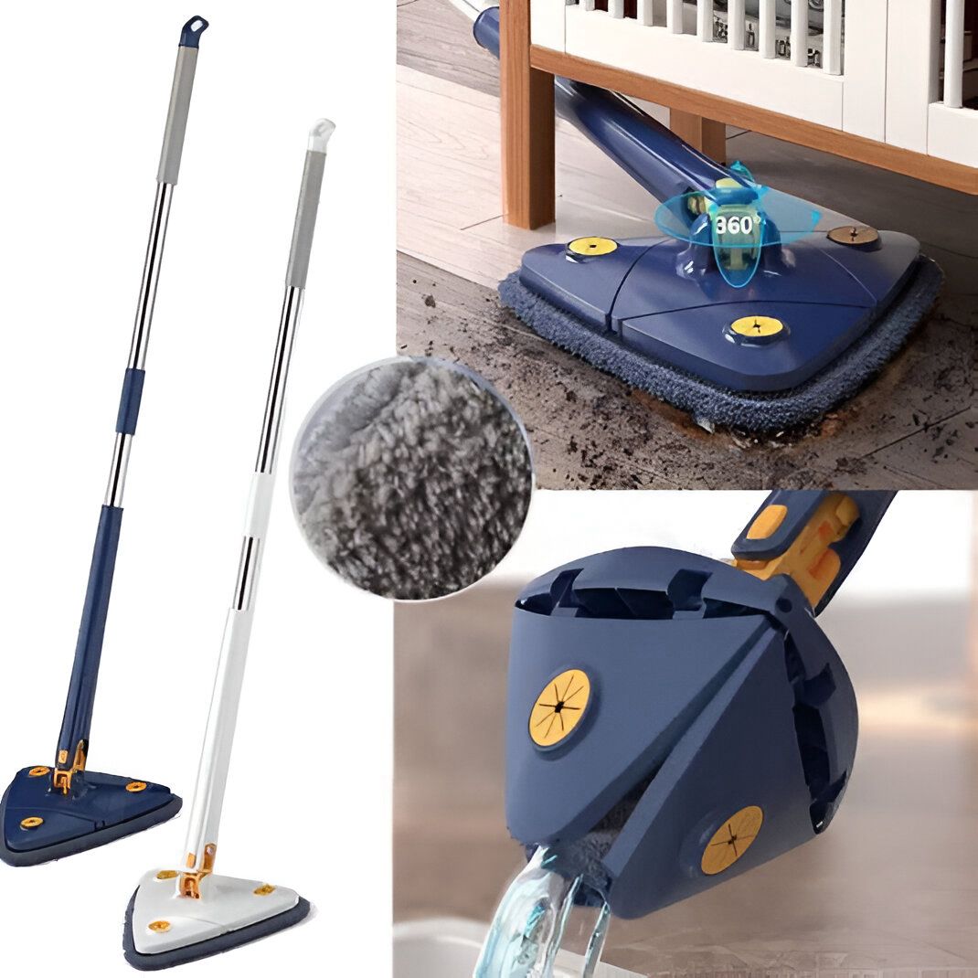 360 Rotating Triangle Adjustable Mop