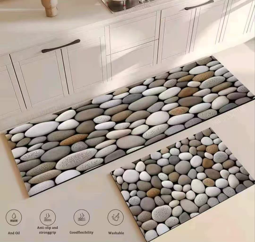 2 Pcs/Set Anti-Slip Super Absorbent Floor Matts