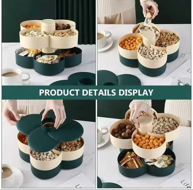 Double Layer Rotating Heavy  Dry Fruits