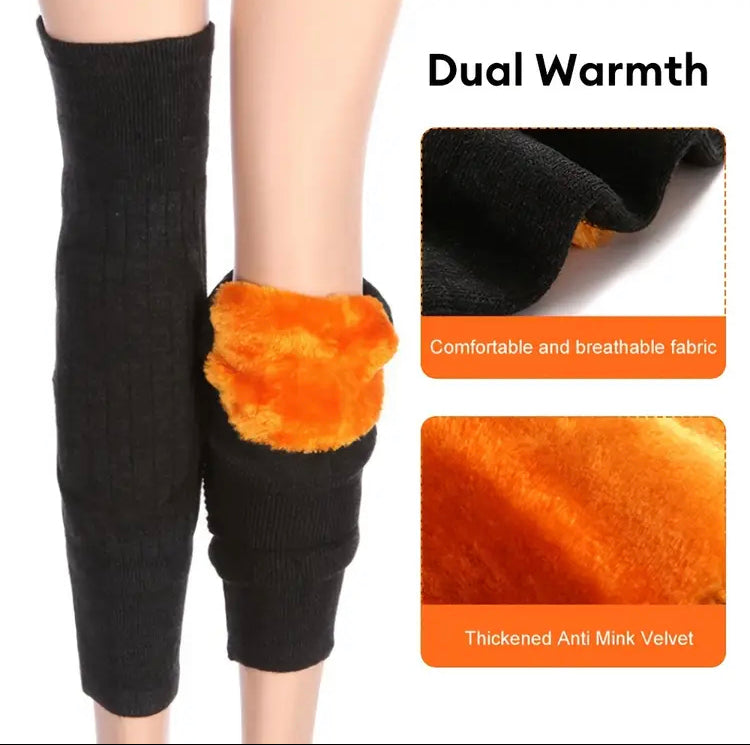 Cozy Winter Warm Knee Protectors (Pair)