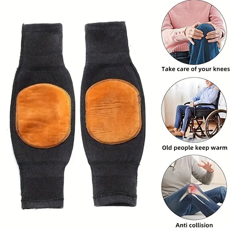 Cozy Winter Warm Knee Protectors (Pair)