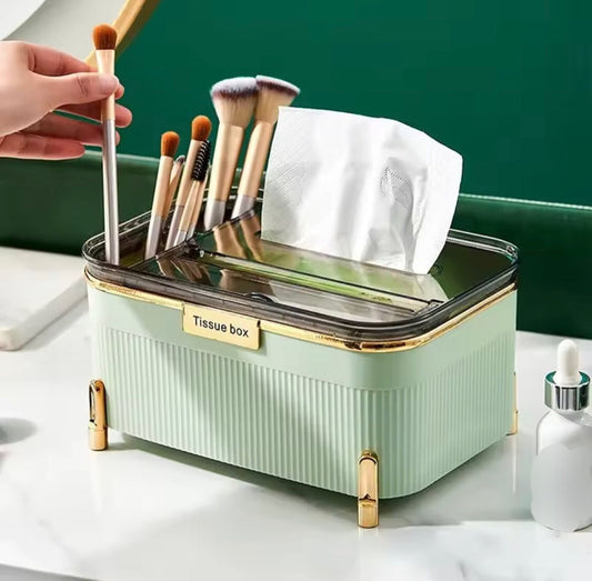 Modern Tissue Box with Storage Box Organizer