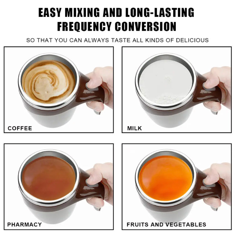 Self Stiring Stainless Steel Insulated Mug