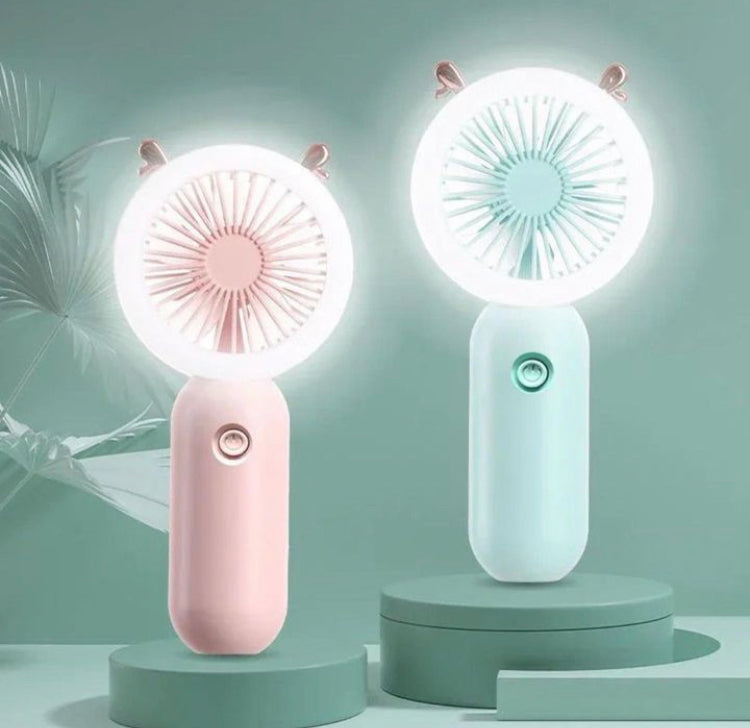 LED Portable Handheld Rechargeable Fan