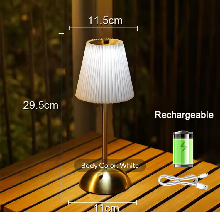 Led Metal Lamp Rechargeable with Three Modes of Light