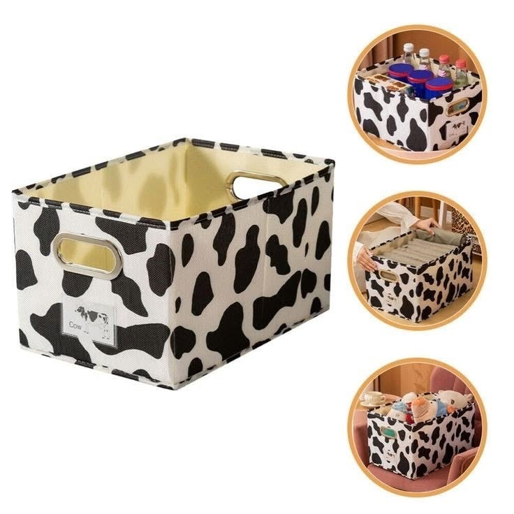 Large Capacity Printed Multifunctional Storage Box