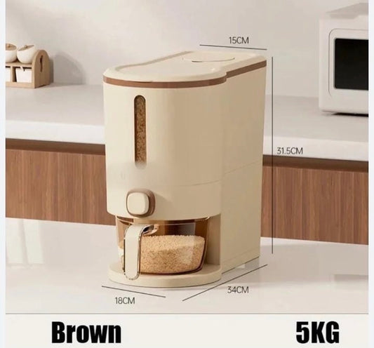 5kg Rice Dispenser Storage Box