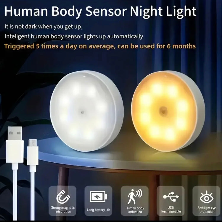 Rechargeable Sensor LED Motion Sensor Light (Warm Colour)