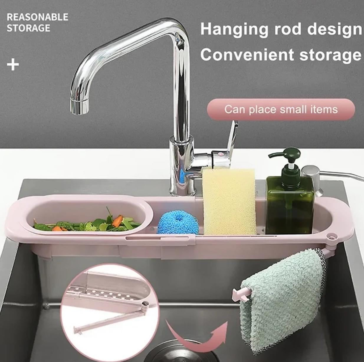 Kitchen Sink Drainer Rack multi function Organizer