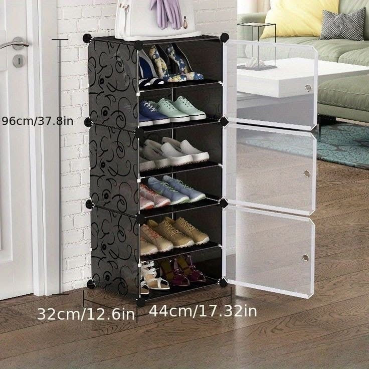 Modern Metal Shoe Cabinets Rack for Living Room
