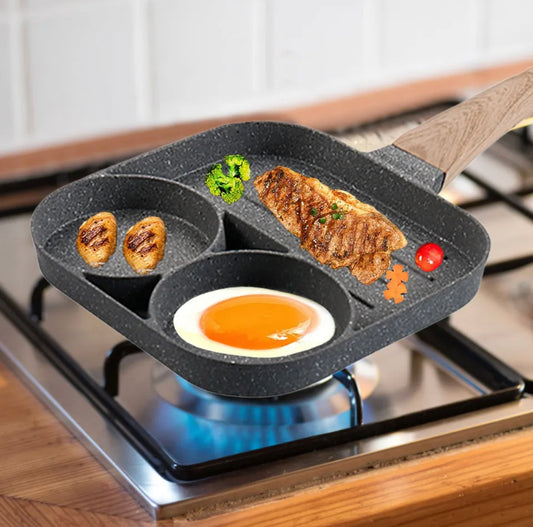 Non-Stick Three Portions Frying Pan