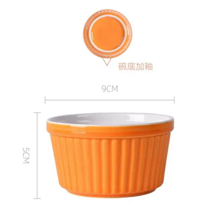 Pack of 6 Heat Resistant Ceramic Bowls