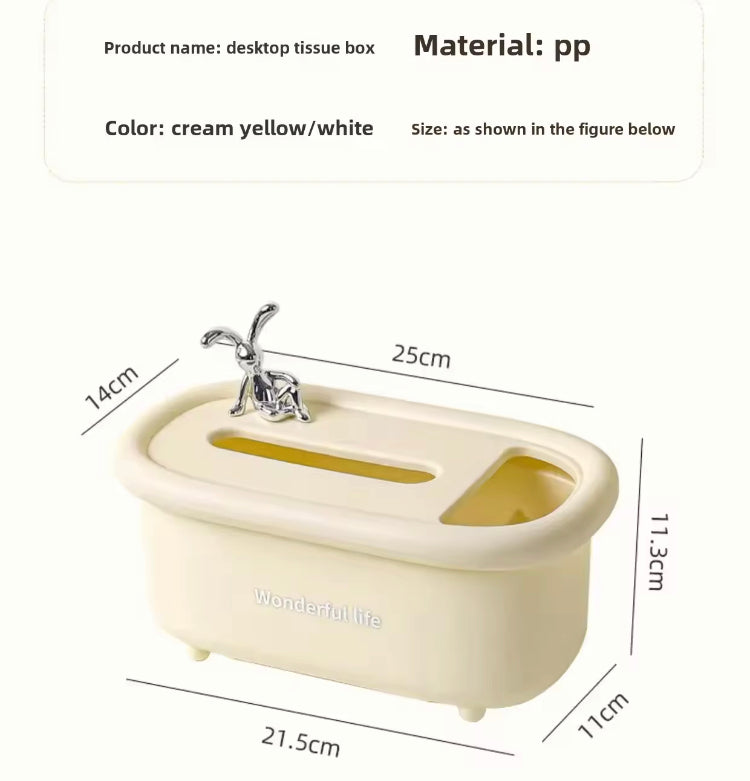 Luxury 2 in 1 Tissue Box and Storage Box