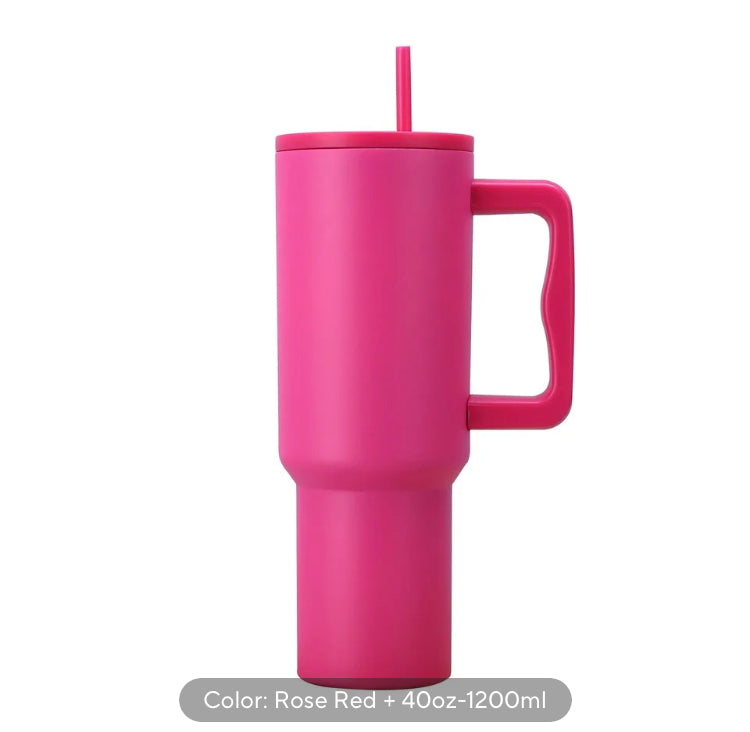 40oz Leakproof Tumbler with Lid & Straw